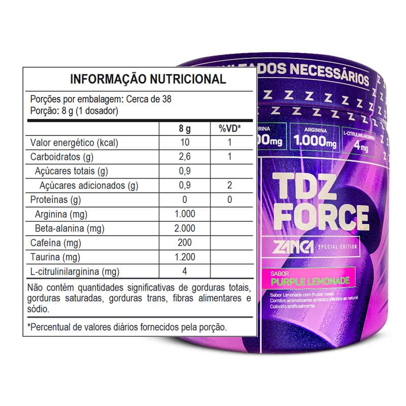 Muscle Open | Pré-Workout TDZ FORCE Zanca Special Edition 300g em