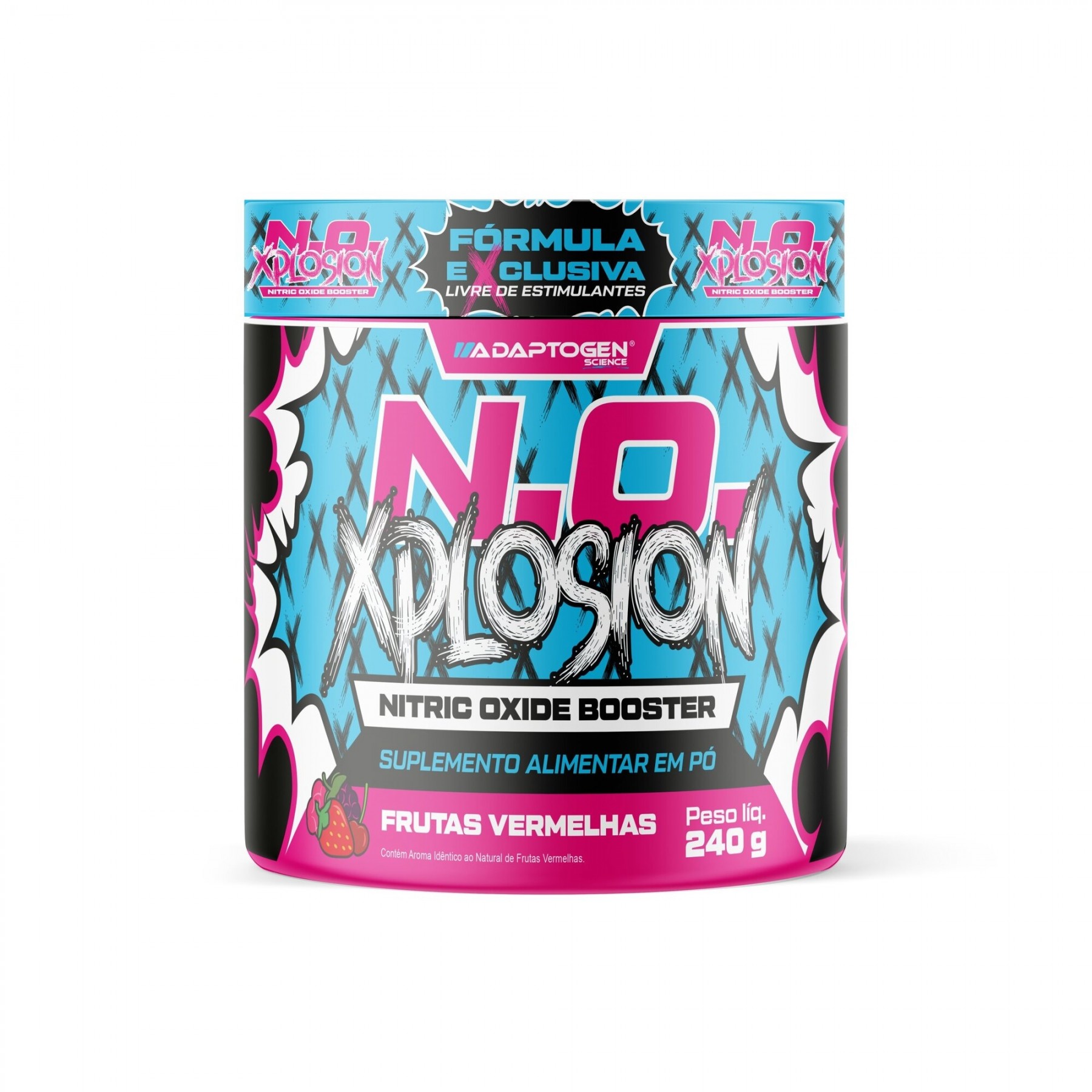 Muscle Open | N.O Explosion Adaptogen 240g Frutas Vermelhas