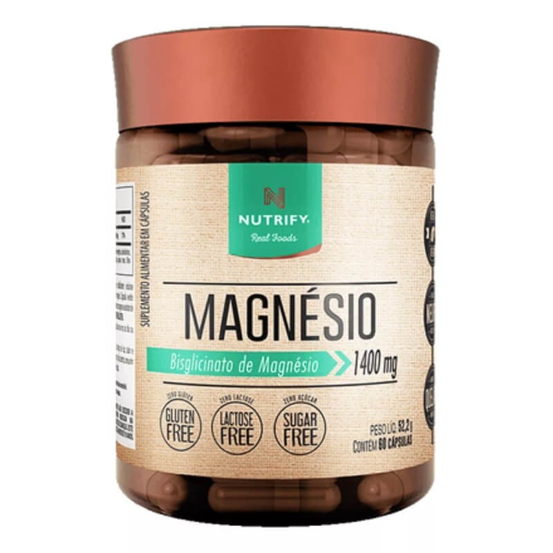 Magnésio bisglicinato Nutrify 60caps
