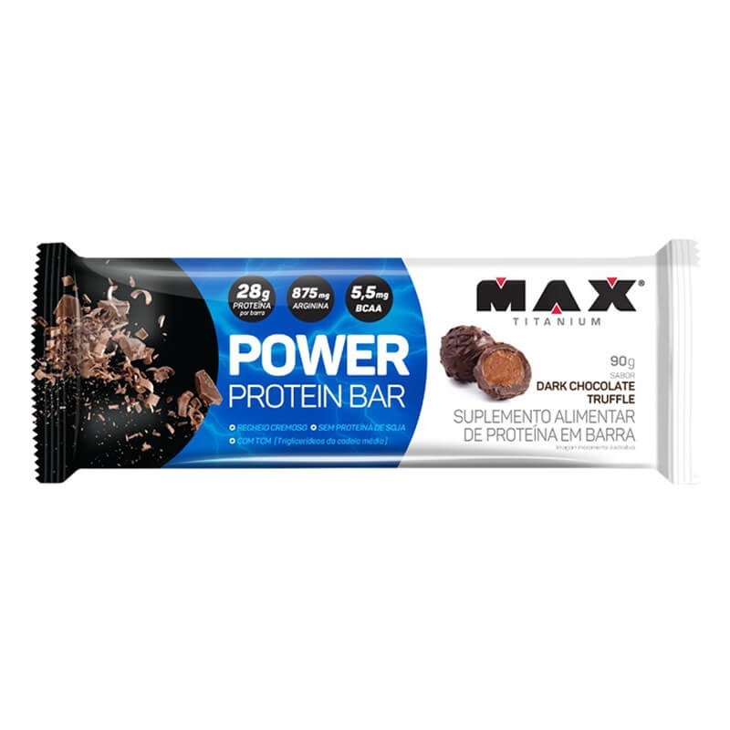 Power Protein Bar Max Titanium Unidade 90g