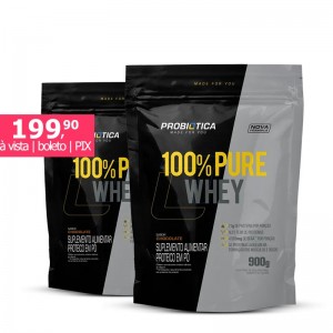 Combos Suplementos 100% Pure Whey Probiotica 1,8kg (2 x 900g)
