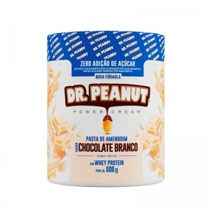 Pasta de Amendoim Dr Peanut 600g Chocolate Branco