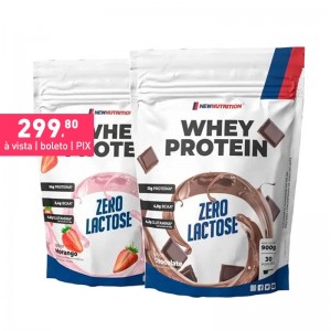 Whey Protein ZERO LACTOSE New Nutrition 1,8kg (2 x 900g)