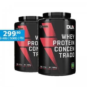 Combos Suplementos Whey Protein Concentrado Dux Nutrition 1,8g (2x 900g)