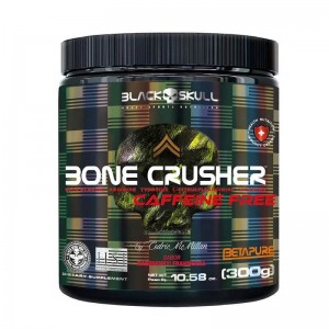 Bone Crusher CAFFEINE FREE Black Skull 300g Framboesa