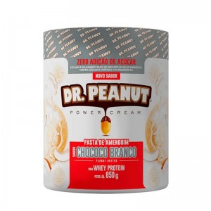 Pasta de Amendoim Dr Peanut 600g Chococo Branco