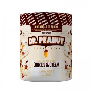Pasta de Amendoim Dr Peanut 600g Cookies e Cream