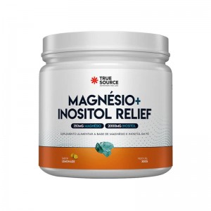 Magnésio + Inositol Relief 1.0 True Source 300g Lemonade