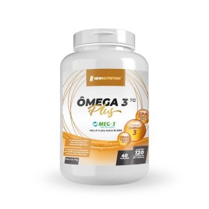 Ômega 3 Plus Meg-3 TG New Nutrition 120 caps