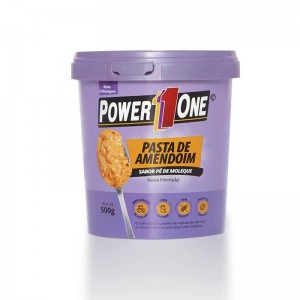 Pasta de Amendoim Power1One 500g Pé de Moleque