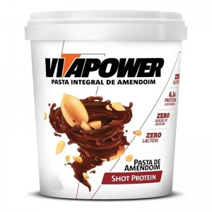 Pasta de Amendoim Vita Power 450g Shot Protein