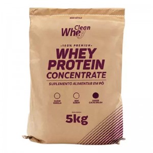 Whey Protein Concentrate Clean Whey 5kg Cacau Belga