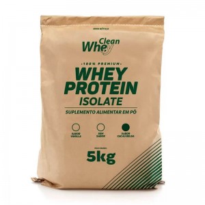 Whey Protein Isolate Clean Whey 5kg Cacau Belga